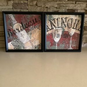 Wine Wall Decor (set)